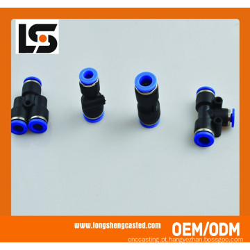 China Factory Pu Push In Union Straight Plastic Pneumatic Air Connect Fitting